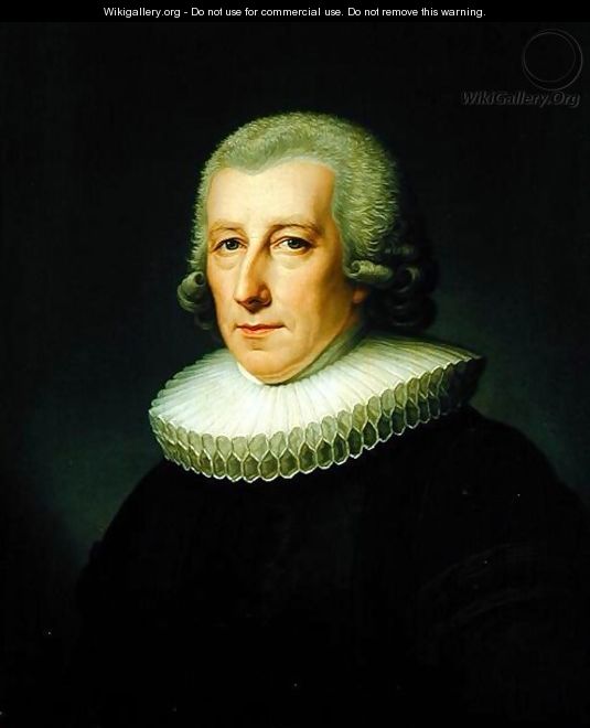 Portrait of Pastor Johann Bernhard Klefeker - Friedrich Carl Groger