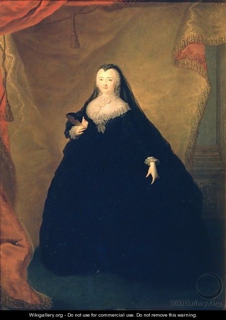 Portrait of Empress Elizabeth 1709-62 in Fancy Dress - Georg Christoph Grooth