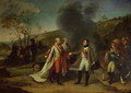 Meeting between Napoleon I 1769-1821 and Francis I 1768-1835 after the Battle of Austerlitz - Antoine-Jean Gros