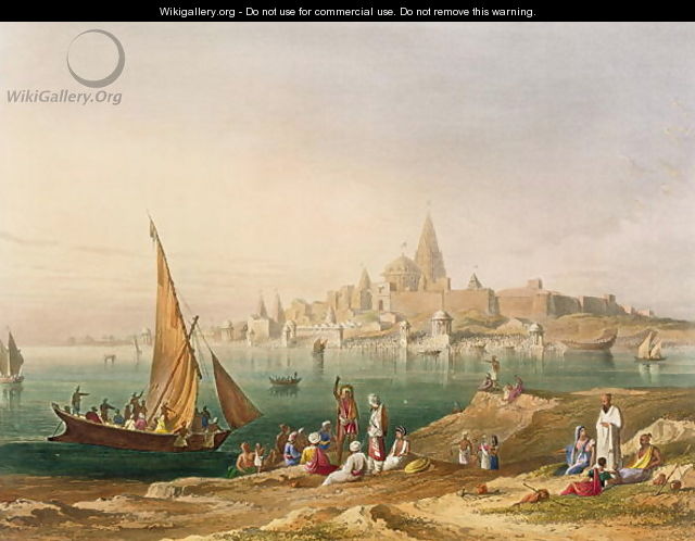 The Sacred Town and Temples of Dwarka - (after) Grindlay, Captain Robert M.