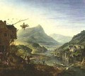 Panoramic view on the Rhine - Jan the Elder Griffier