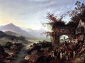 A mountainous landscape - Robert Griffier