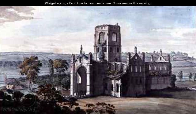 North East View of Kirkstall Abbey - Moses Griffiths