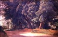 Oak Trees in Holstein - Louis Gurlitt