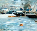 Moored Yachts Oban - Sir James Guthrie