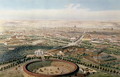 Aerial View of Madrid from the Plaza de Toros - Alfred Guesdon