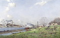 The Seine at Conflans Charenton - Jean Baptiste Antoine Guillemet