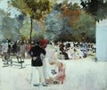 The Theatre de Guignol in the Jardin des Tuileries - Emile Antoine Guillier