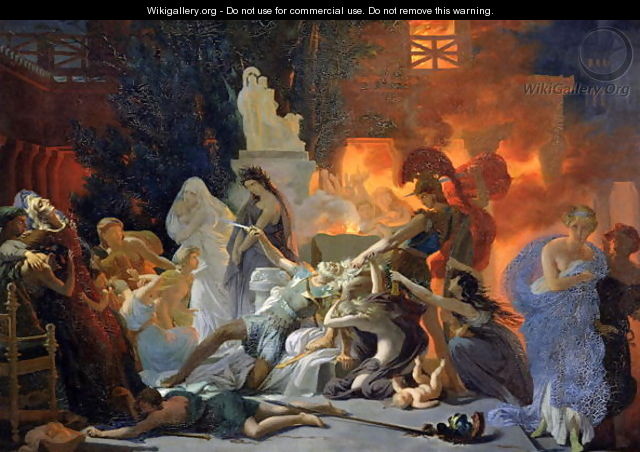 The Death of Priam - Baron Pierre-Narcisse Guerin