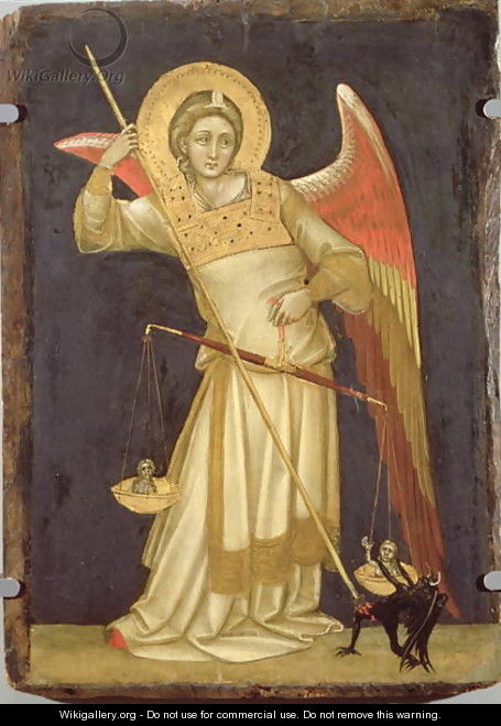 Angel Weighing a Soul - Ridolfo di Arpo Guariento
