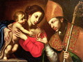 Madonna and Child with St Zenobius - A. F. (da Solofra) Guarino