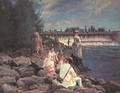 Fishing on the Seine - Gabriel Guay