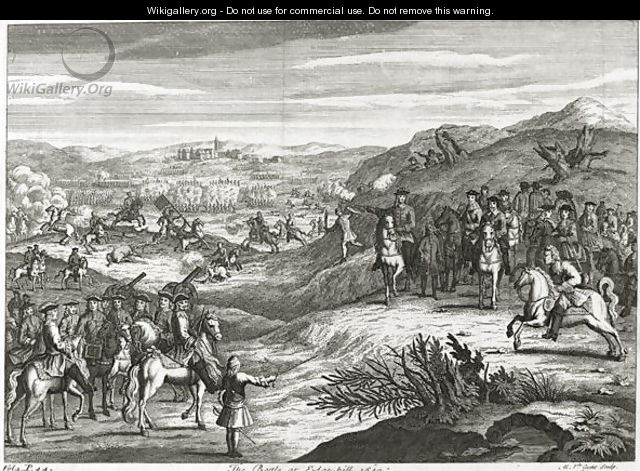 The Battle of Edgehill in 1642 - Michael van der Gucht