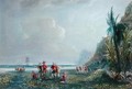 The Founding of the Colony of Saint Christophe and Martinique around 1625-35 - Theodore Gudin
