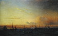 French Fleet at Treport - Theodore Gudin