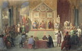 St Louis 1214-70 King of France Receiving Robert Patriarch of Jerusalem - Oscar Gue