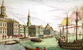Disembarking of the English Troops at New York - Franz Xavier Habermann