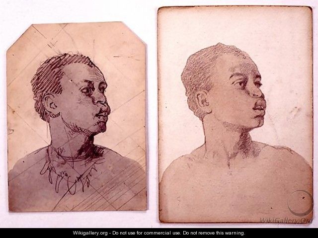 Study of an African Head - Carl Haag