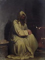 Portrait of a Monk Seated - Carl Haag