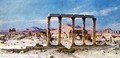 The Remains of Zenobias Palace Palmyra - Carl Haag