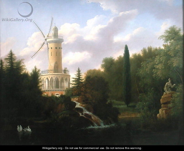 Windmill at the Folie Beaujon in Paris - Antoine Patrice Guyot
