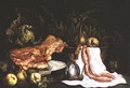 Still Life with Vegetables Meat Fruit and Game - Pieter Gysels
