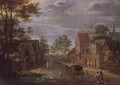 A village street - Pieter Gysels