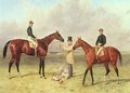 L to R Lord Lyon Winner of the Derby - Harry Hall