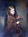 A London Flower Girl - Samuel Baruch Halle