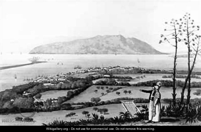 Kingston and Port Royal from A Picturesque Tour of the Island of Jamaica - James Hakewill