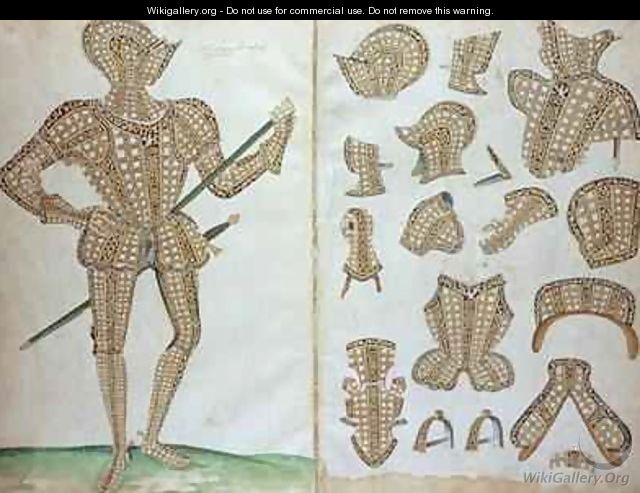 Suit of Armour for Sir Henry Lee from An Elizabethan Armourers Album - Jacobe Halder