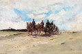 Royal Artillery a field gun team on the march - Edward Matthew Hale