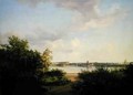 The Garden of Johannes Amsinck on the Binnenalster - Marcus Johann Haeselich