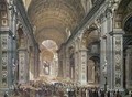 Interior of St Peters Rome - Louis Haghe