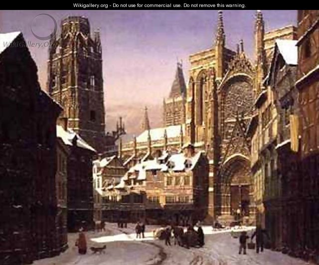 Dutch Cathedral Town - Heinrich Hansen