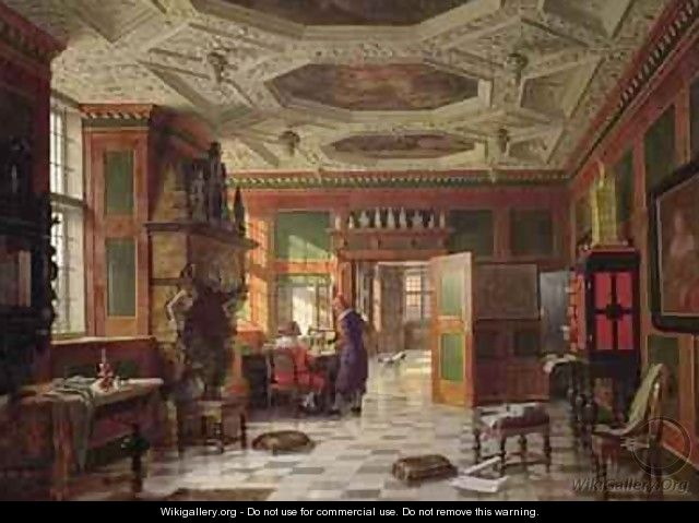 Interior of the Rosenburg Palace Copenhagen - Heinrich Hansen