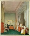 The Empresss Bedroom with the Duchesse de Montebello and Jean Nicolas Corvisart 1755-1821 - Marie-Louise de Hapsburg-Lorraine