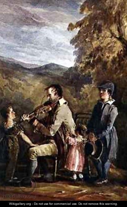 The Blind Fiddler at Brathay - John Harden