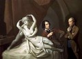 Antonio Canova 1757-1822 in his Studio with Henry Tresham 1751-1814 and a Plaster Model for the Cupid and Psyche - Hugh Douglas Hamilton