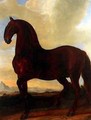 The Bay Stallion at the Eisgruber Stud - Johann Georg Hamilton