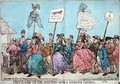 Procession to the Hustings after a Successful Canvass - James Gillray