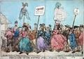 Procession to the Hustings after a Successful Canvass - James Gillray