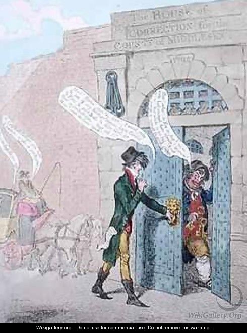 Citizens Visiting the Bastille - James Gillray
