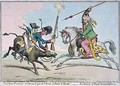 Tirailleur Francais et Chevau leger de lArmee de Pacha de Rhodes - James Gillray