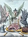 Harpyes Destroying the Feast - James Gillray