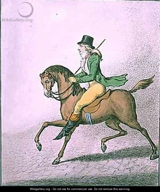 How to Ride with Elegance thro the Streets - James Gillray