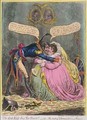 The First Kiss in Ten Years or The Meeting of Britannia and Citizen Francois - James Gillray