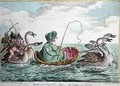 Venus a la Coquelle or The Swan Sea Venus - James Gillray