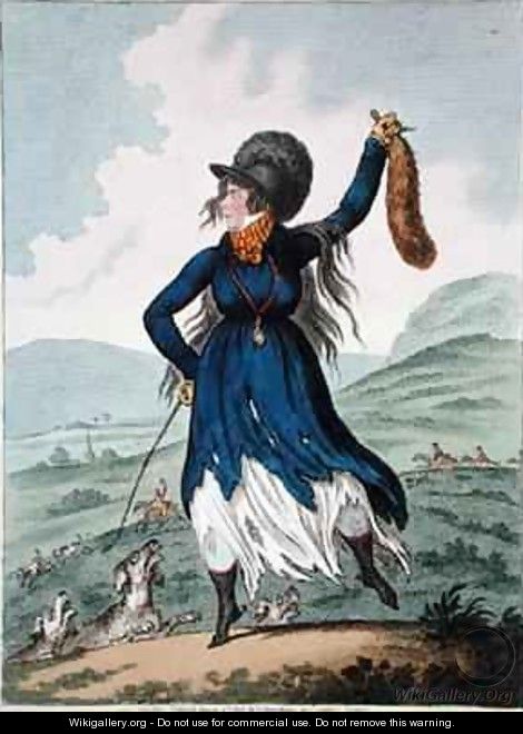 Diana returnd from the Chace - James Gillray