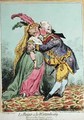 Le Baiser a la Wirtembourg 2 - James Gillray